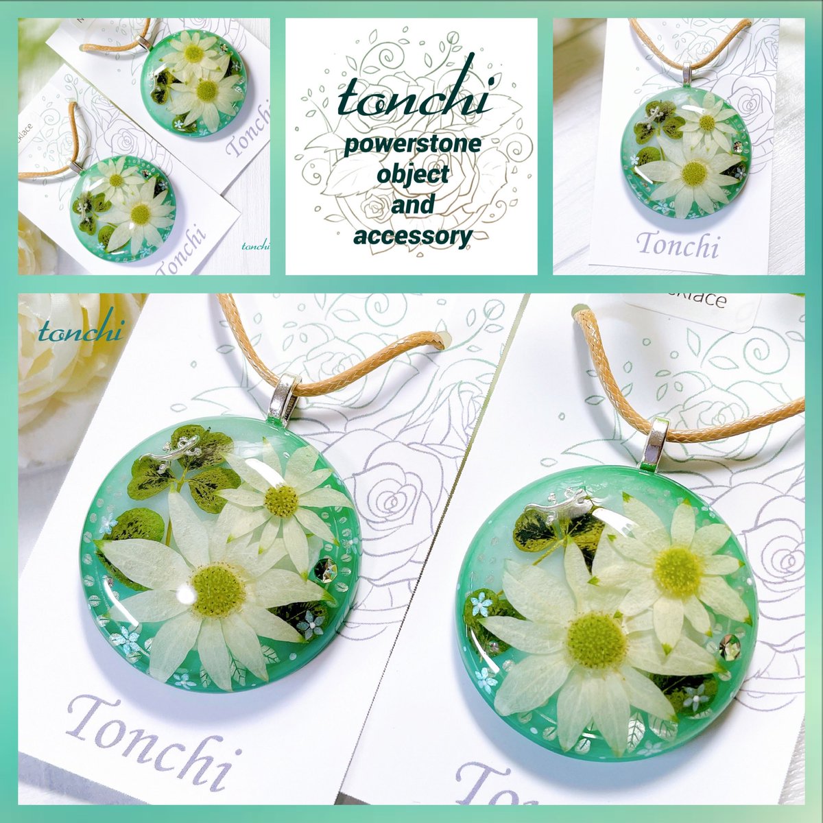 Graceyujewelry🍀 天然石コイルブレスレット✢ ハンドメイドジュエリー