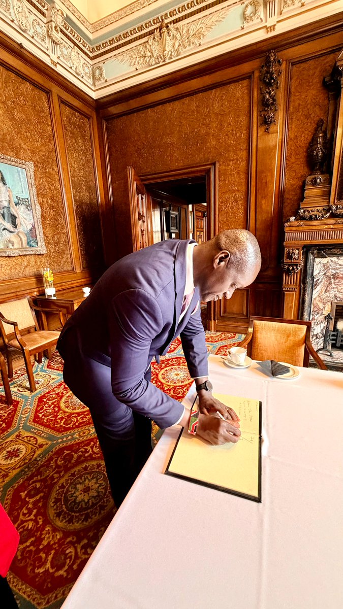 KenyaMissionUK's tweet photo. 𝘍𝘳𝘪𝘦𝘯𝘥𝘴𝘩𝘪𝘱. 𝘊𝘶𝘭𝘵𝘶𝘳𝘦. 𝘊𝘰𝘯𝘯𝘦𝘤𝘵𝘪𝘰𝘯.

Today, H.E. Amb. Maurice Makoloo made a courtesy visit to Cllr. Dr. Jacqueline McLaren, Lord Provost and Lord-Lieutenant of Glasgow, at her offices in the historic  Glasgow City Chambers.

Meeting against the backdrop of the @Glasgow_2026  Commonwealth Games, which formally opened yesterday, 23 July 2026, Amb. @MMakoloo reiterated Kenya’s appreciation for Glasgow’s excellent preparations to host the reimagined Games, and thanked the Lord Provost for her leadership in this regard.

Their discussions further explored opportunities to deepen partnerships between Kenya and Scotland within the framework of the wider Kenya–UK Strategic Partnership 2025–2030. Areas of potential cooperation discussed included, among other, sports development and major-event delivery; cultural and city-to-city exchanges; school, university and research partnerships; climate action and environmental protection; and the expansion of trade and investment relations.

In a particularly warm moment, Amb. Makoloo took the opportunity to introduce the Lord Provost to a few Kiswahili words: 

𝘑𝘢𝘮𝘣𝘰, 𝘒𝘢𝘳𝘪𝘣𝘶 and 𝘈𝘴𝘢𝘯𝘵𝘦 𝘴𝘢𝘯𝘢

Words of greeting, welcome and gratitude that reflect the warmth and friendship shared by the people of Kenya and the people of Scotland- and qualities so graciously embodied by the Lord Provost herself.

@LordProvostGCC 
@GlasgowCC 
@ForeignOfficeKE