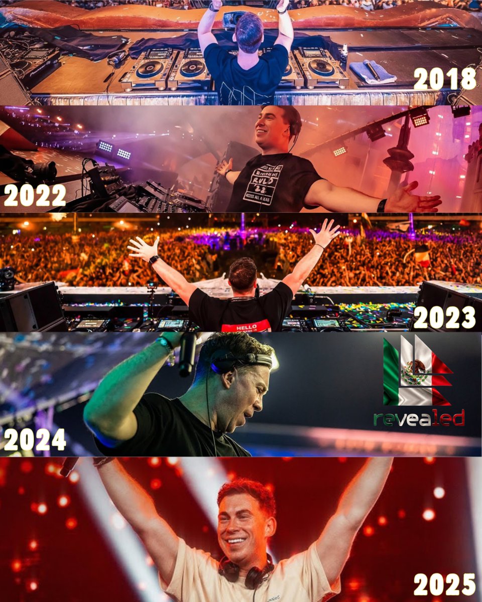 RevealedRecMex's tweet photo. Estás han sido las últimas cinco presentaciones de @HARDWELL en @tomorrowland y en menos de 30 minutos tendremos otro set lleno de muchas ID's

¿Cuál es tu set preferido de Hardwell en Tomorrowland? 🔥 https://t.co/EpN256TNTF
