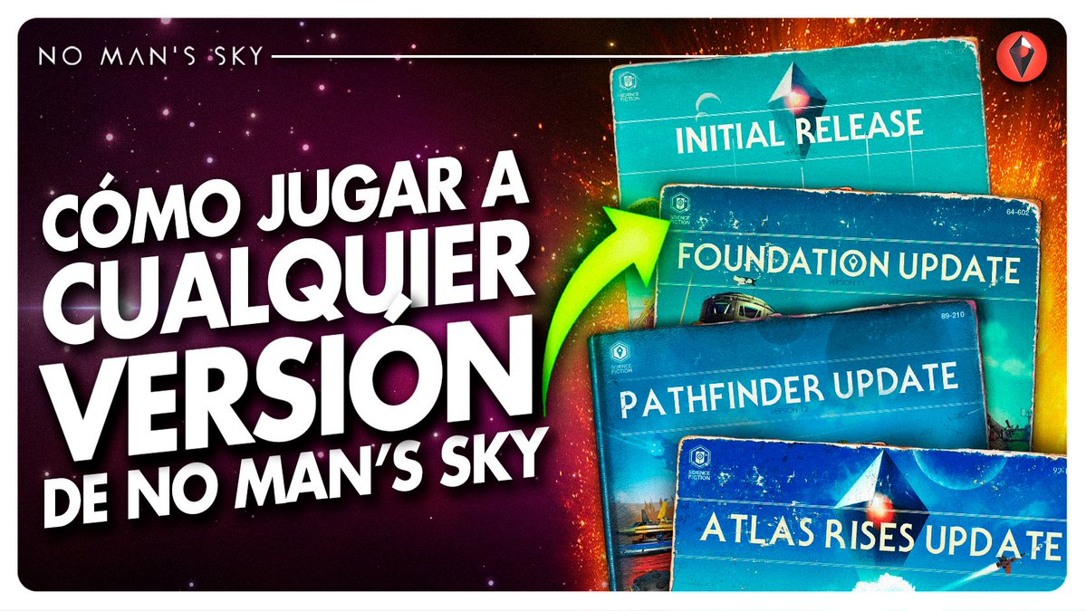 oskar1up's tweet photo. 💿Lo prometido es deuda y hoy os traigo como instalar las versiones antíguas de No Man's Sky en 2026.

🤔Y si te preguntas "para que voy a querer jugar al NMS viejo" también te dejo respuesta en el video.

🔥Ya en el canal! ➡️Link en el perfil! https://t.co/7E7VhOgT56