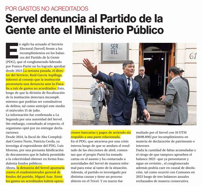 DRESTRUM__Pl's tweet photo. 🔴 ¿PARISI TERMINARÁ PRESO?
¿SE DISUELVE EL PDG? 
¿SE VIENE FUGA DE DIPUTADOS?😱 https://t.co/rIFPO8dTJE