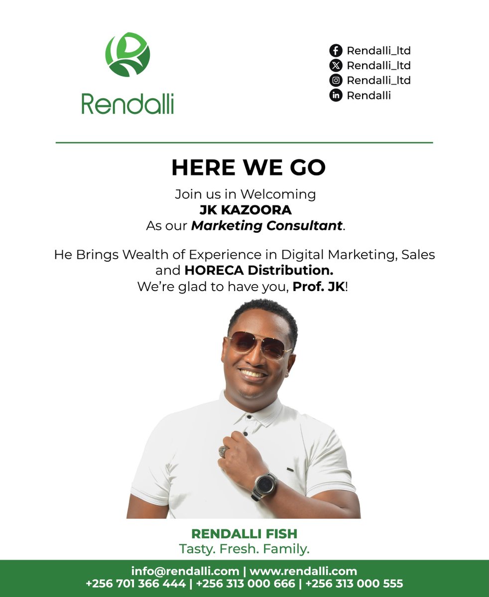 JK_Kazoora's tweet photo. But I have sold, Now a Fish monger and distributor for HORECA
https://t.co/O1DdGo5pcZ 
@rendalli_ltd 
@FabrizioRomano make the announcement already 🐟 

You need Rendalli Tilapia?.... Am yr G

@YaleloUganda Hello my neighbor and partner in crime https://t.co/tXqdu7leV5