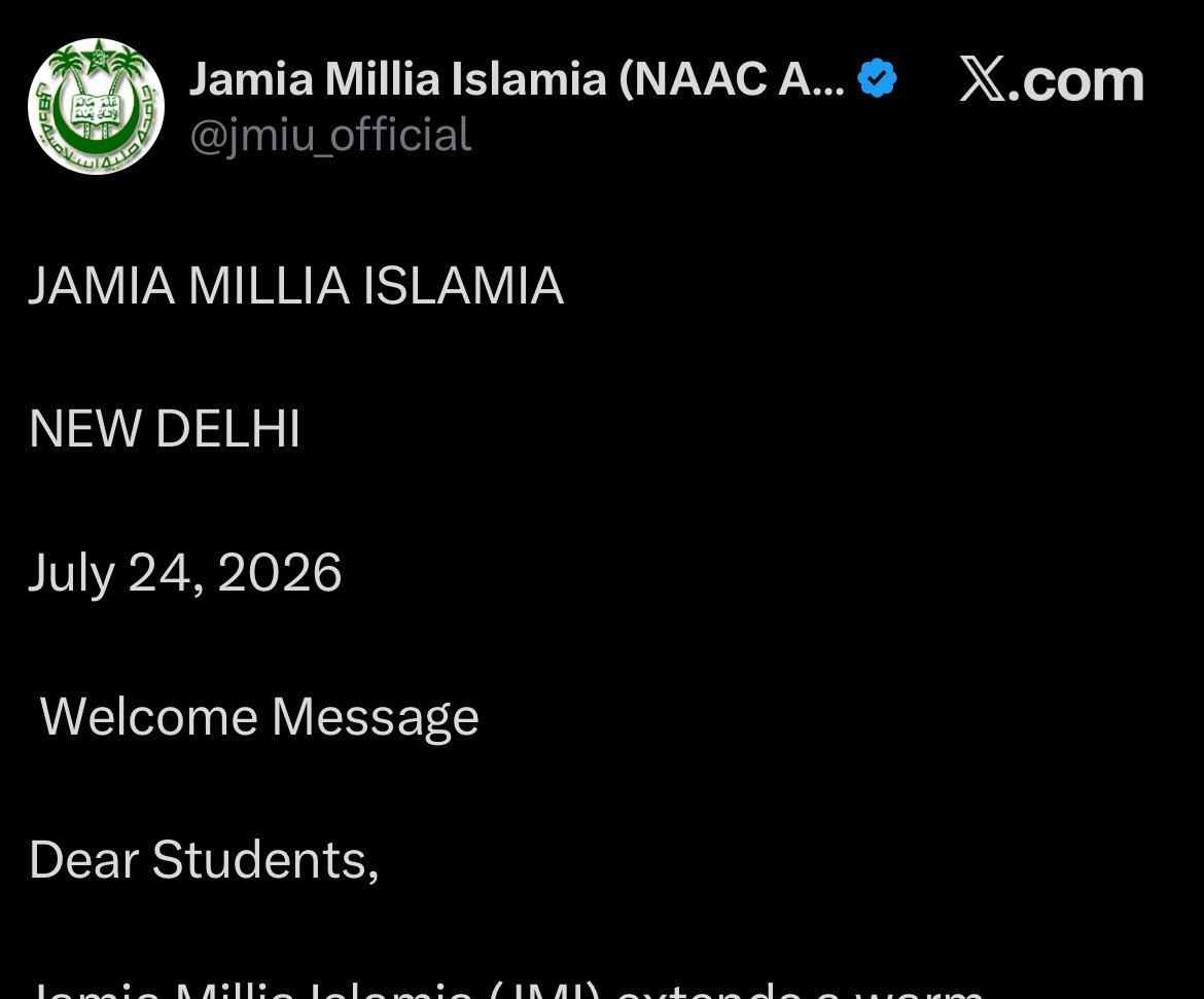 PunYaab's tweet photo. India’s top three universities-JNU, Jamia and DU-  based in Delhi appealed to students not to participate in protests against the govt at Jantar Mantar. 
DU directly threatened students with legal action. https://t.co/6yGfZDIjok