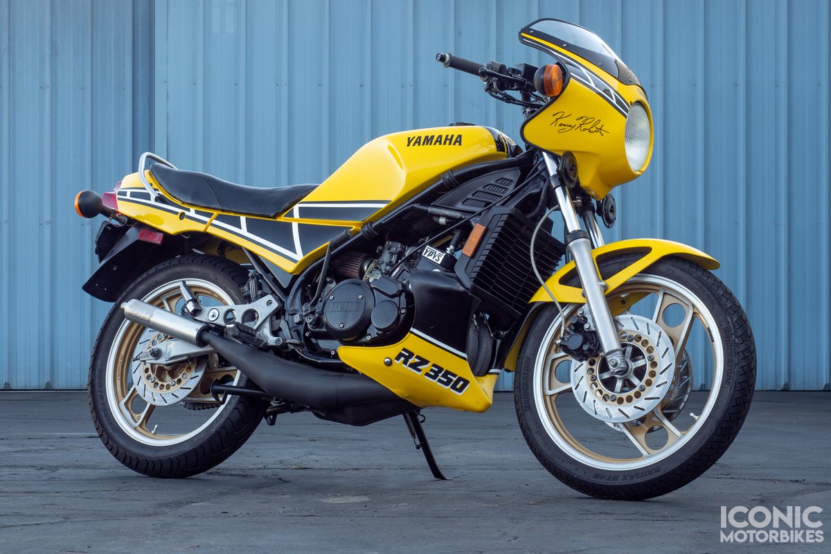 Moto_History's tweet photo. The Yamaha YZ350 2 stroke was a fast bike which could beat bikes twice its size. These are collectable. #yamaha #twostrokemotorcycles #2strokemotorcycles #fastbikes #motorcycleenthusiast #motorcyclerider https://t.co/C5GT43dWzq