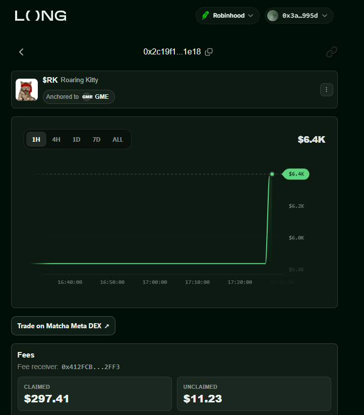 Devitupjohnson's tweet photo. RK is the only coin anchored to GME that was marked launched through Long btw... https://t.co/D39wK6mxDs