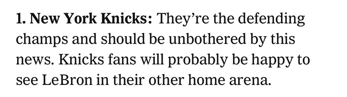KnicksNation's tweet photo. How power-rankings should go. 

✍️@LawMurrayTheNU https://t.co/90uD7UxuO5