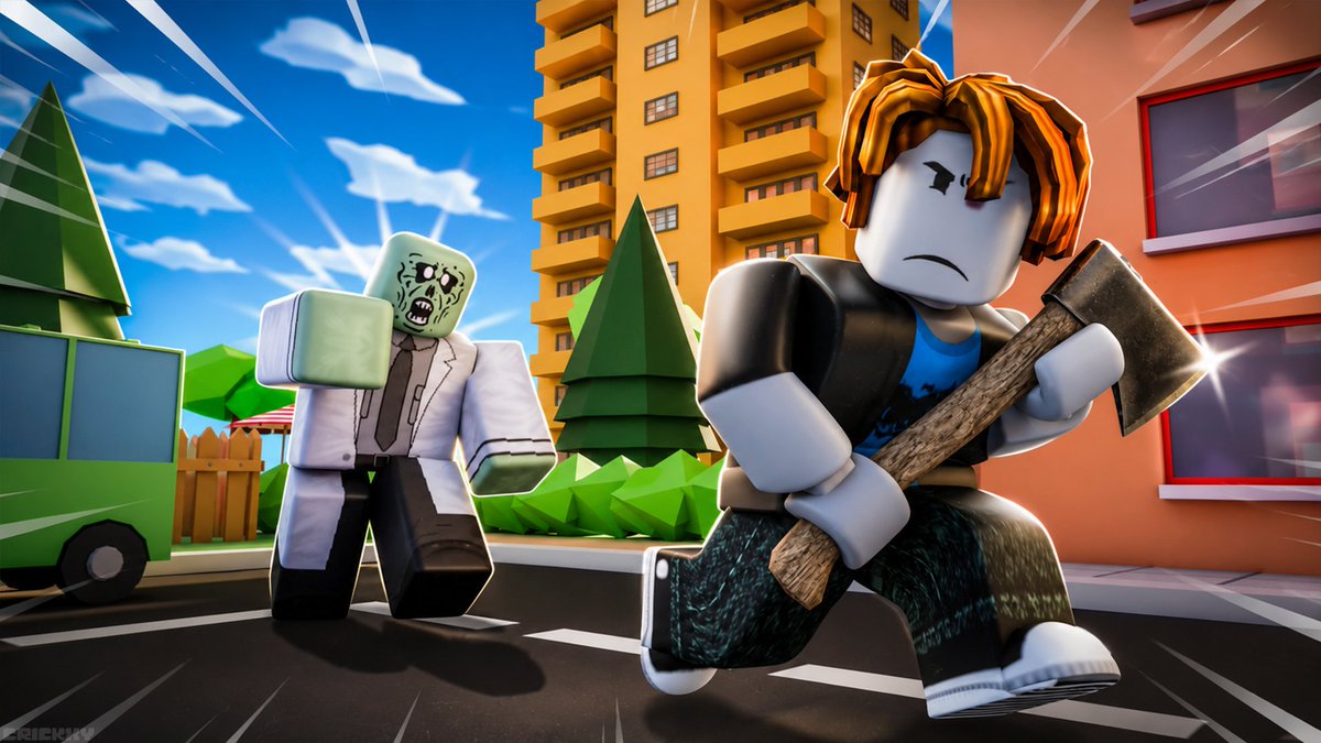 CrickxyYTS's tweet photo. Roblox Thumbnail Commission for Sami.

#Roblox #robloxart #blender #photoshop #render #zombie #bacon #gfx https://t.co/ndQULW5ln0