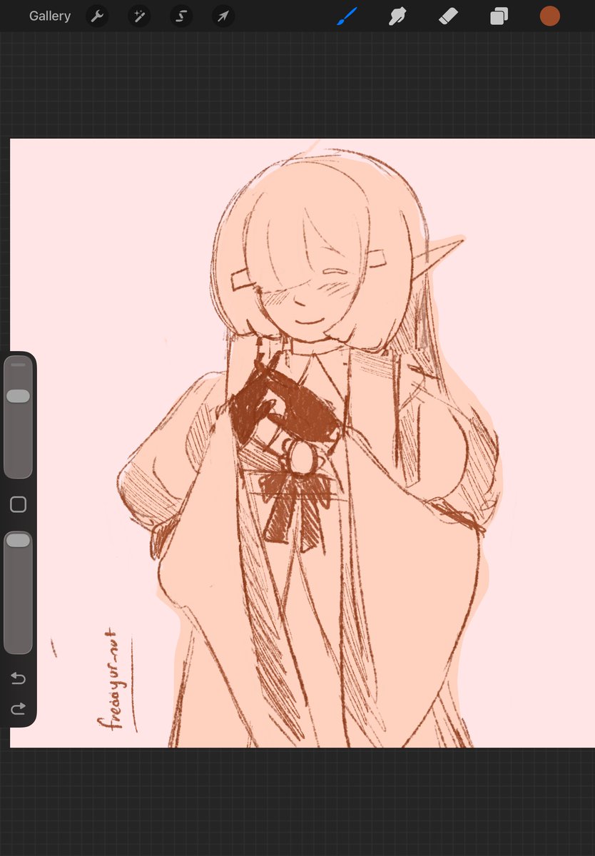 Falithlover's tweet photo. Warmup Doodle for the yumeoc in formal clothes before I start planning commissions 🍡
#yumeart #ocxcanon #Falinyume #ocart #yumetwt https://t.co/Ab4DXjkowD