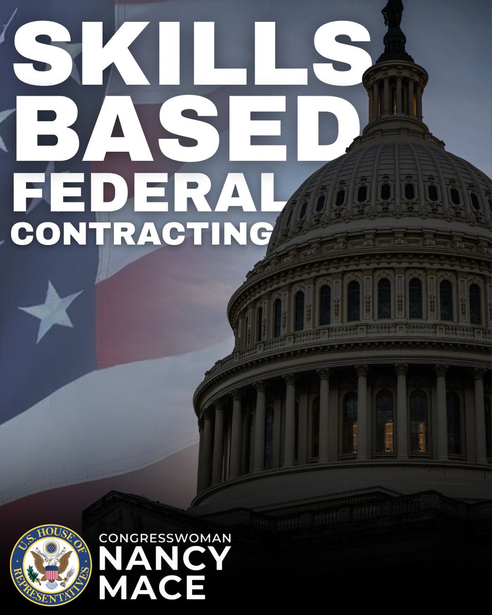RepNancyMace's tweet photo. A college degree does not make you the most qualified person for the job.

For too long, the federal government has favored unnecessary degree requirements in federal contracting over proven ability, shutting out talented, hardworking Americans before they even have a chance.

Our bipartisan Skills-Based Federal Contracting Act puts merit back at the center of the hiring process. It would prohibit federal agencies from including minimum education or experience requirements in contract solicitations unless the agency provides written justification demonstrating those standards are essential to meeting mission needs.

Washington should reward skill, experience, and results, not just a diploma.

It's time to tear down the paper ceiling and give qualified Americans the opportunity they've earned.