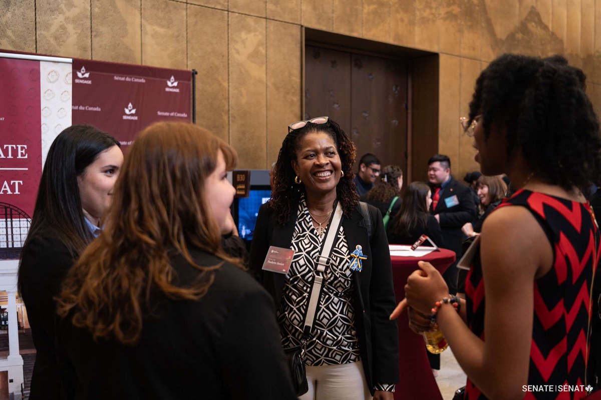 SenateCA's tweet photo. 📸 From debating in the Senate Chamber to connecting with peers from across Canada, Model Senate 2026 was full of unforgettable moments.

Interested in taking part in the 2027 Model Senate? Sign up for the SENgage eNewsletter to be notified when applications open in September: https://t.co/1jWsAZOShr

#SenCA #ModelSenate2026