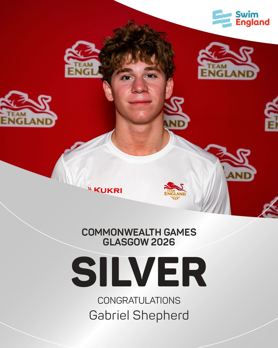 Swim_England's tweet photo. More silver success on the opening day🥈

Jacob Whittle, Gabe Shepherd, James Guy and Jacob Mills teamed up to swim 3:11.69 in the Men's 4x100m Freestyle Relay final��

Ed Mildred, Cam Brooker, Ollie Morgan and Tom Dean will also receive medals for their heats swim!

#Glasgow2026 https://t.co/Is7urXdSwO