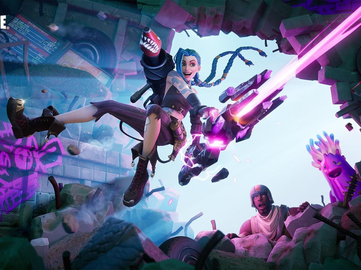 JinxArcanehehe's tweet photo. Day 37 of asking @Fortnite and @RiotGames to bring back Arcane Jinx &amp; Arcane Vi to the Item Shop. 💙💥
The streak continues. Hoping to see these iconic skins return soon.
 #Fortnite #Arcane https://t.co/aq5dQ7cf4E
