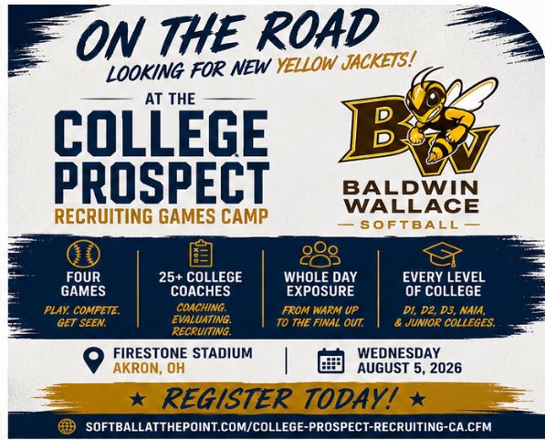 CoachJMorganti's tweet photo. I'll will be attending the College Prospect Recruiting Games Camp, Aug. 5, at Firestone Stadium 🐝. https://t.co/YOHGtzB2dJ