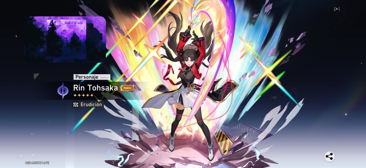 Skroxbgs's tweet photo. Al segundo roll mi tohsaka siiuu
#honkaistarrrailfanart  #honkaistarrail
#FateSN20th https://t.co/NhWnbijHxz
