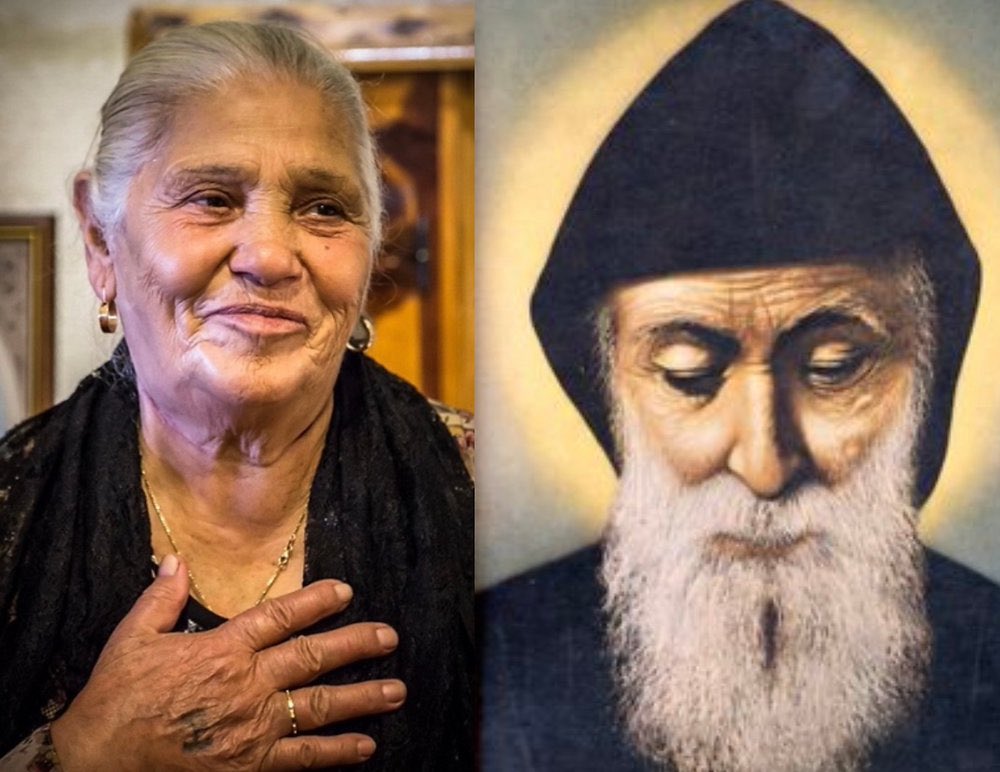 Sachinettiyil's tweet photo. Nohad Al Chami, a Lebanese woman, is widely known for experiencing one of the most significant modern miracles attributed to Saint Charbel Makhlouf, whose feast day is celebrated today. In January 1993, after suffering paralysis from severe brain artery blockages, she reported a miraculous healing following a dream in which Saint Charbel appeared to her and performed a surgery, after which she regained movement and later became a witness to his intercession for thousands of pilgrims.