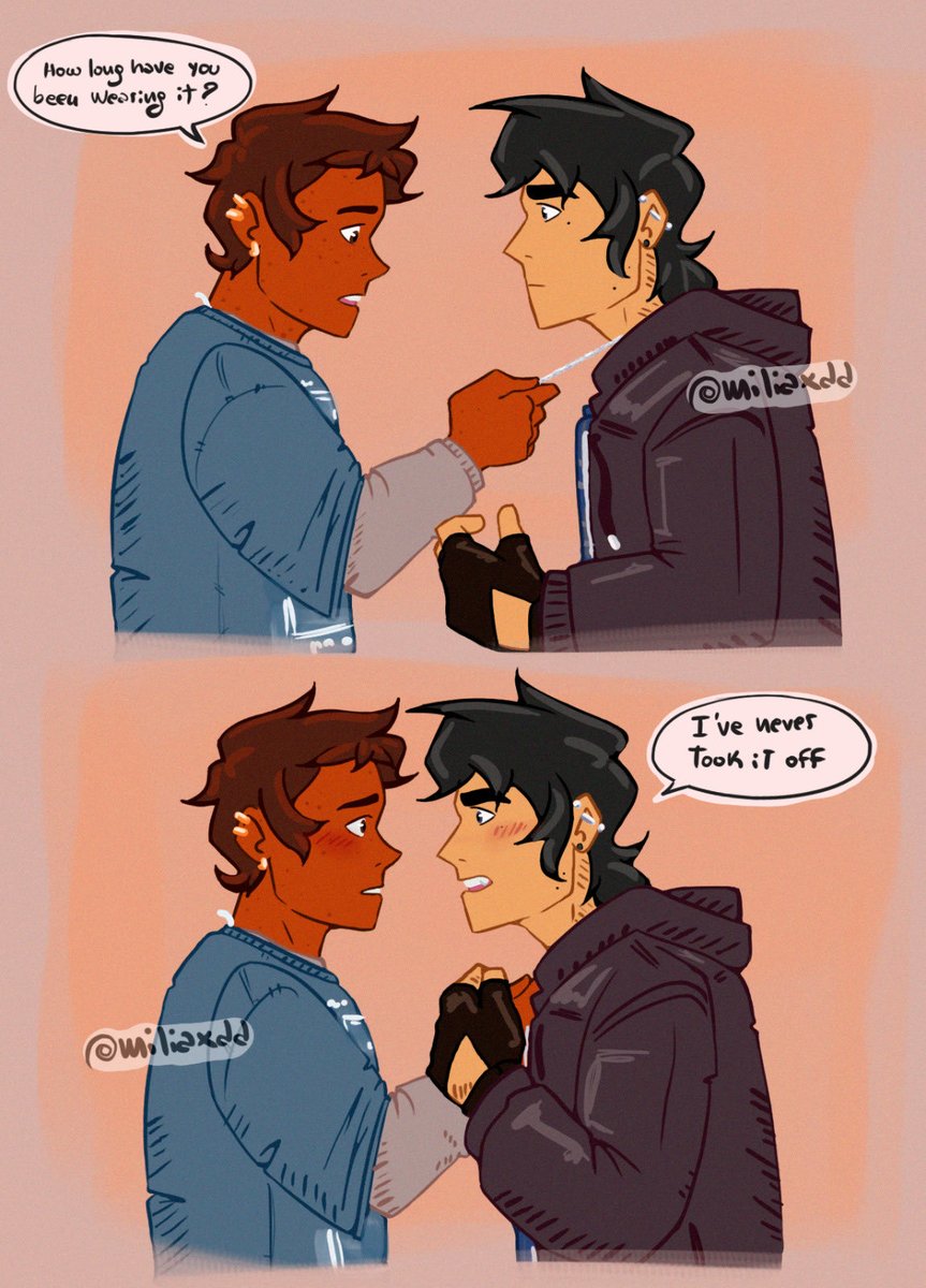miliaxdd's tweet photo. this was so klance, couldn't resist 🤍 https://t.co/u7EnDML50i