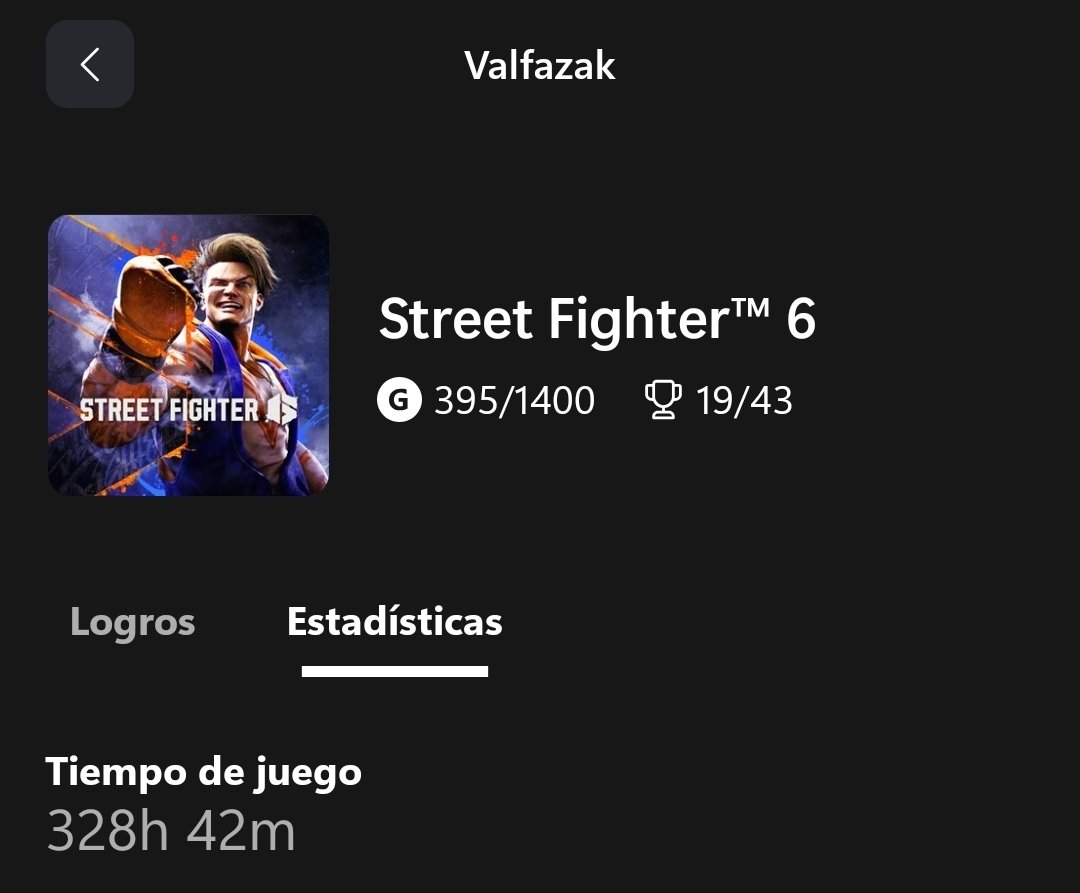 Valfazak's tweet photo. @MeriMemesYT En steam no tengo muchas horas en la xboun el sf6 y el mh world https://t.co/akwiwLh9vg