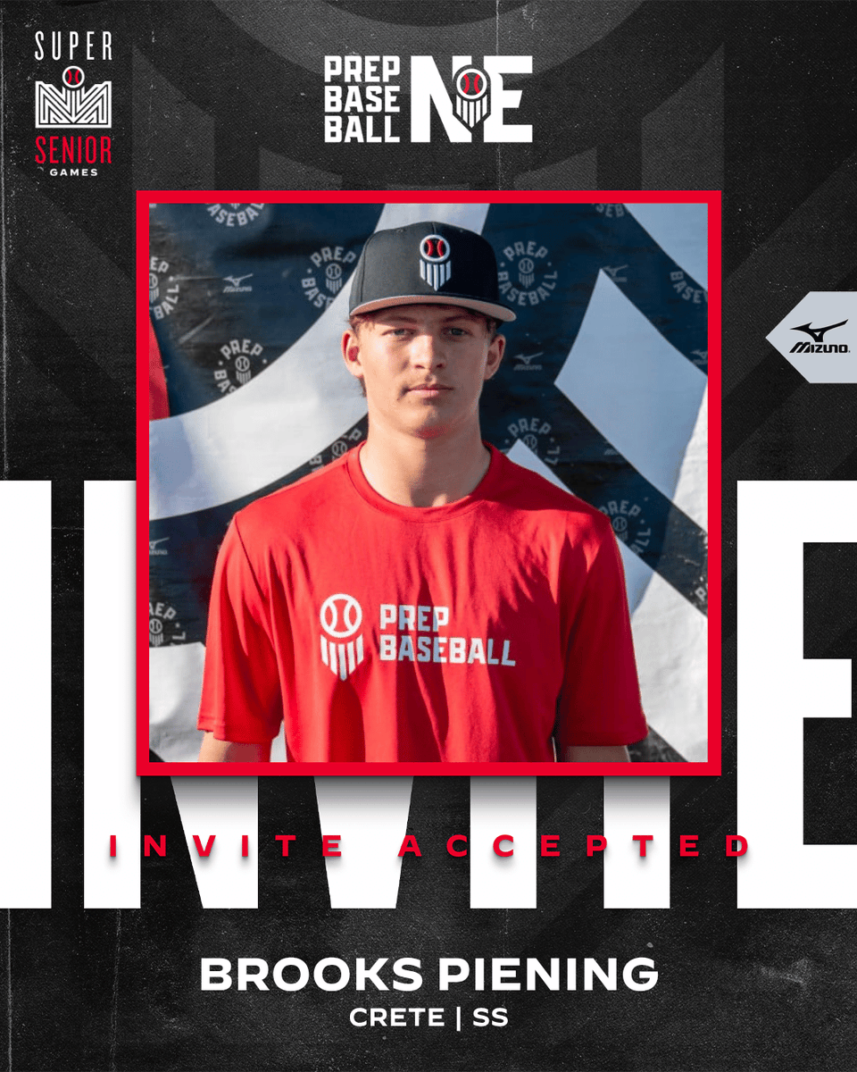 PrepBaseballNE's tweet photo. 𝗪𝗘𝗟𝗖𝗢𝗠𝗘 𝗧𝗢 𝗧𝗛𝗘 𝗦𝗤𝗨𝗔𝗗🔥

Crete's 𝗕𝗥𝗢𝗢𝗞𝗦 𝗣𝗜𝗘𝗡𝗜𝗡𝗚 will be representing #TeamNebraska at the 𝟮𝟬𝟮𝟲 𝗦𝗨𝗣𝗘𝗥 𝗦𝗘𝗡𝗜𝗢𝗥 𝗚𝗔𝗠𝗘𝗦 in Kansas City. 

@Brooks_Piening | @PrepBaseball https://t.co/a1y64JOWIS