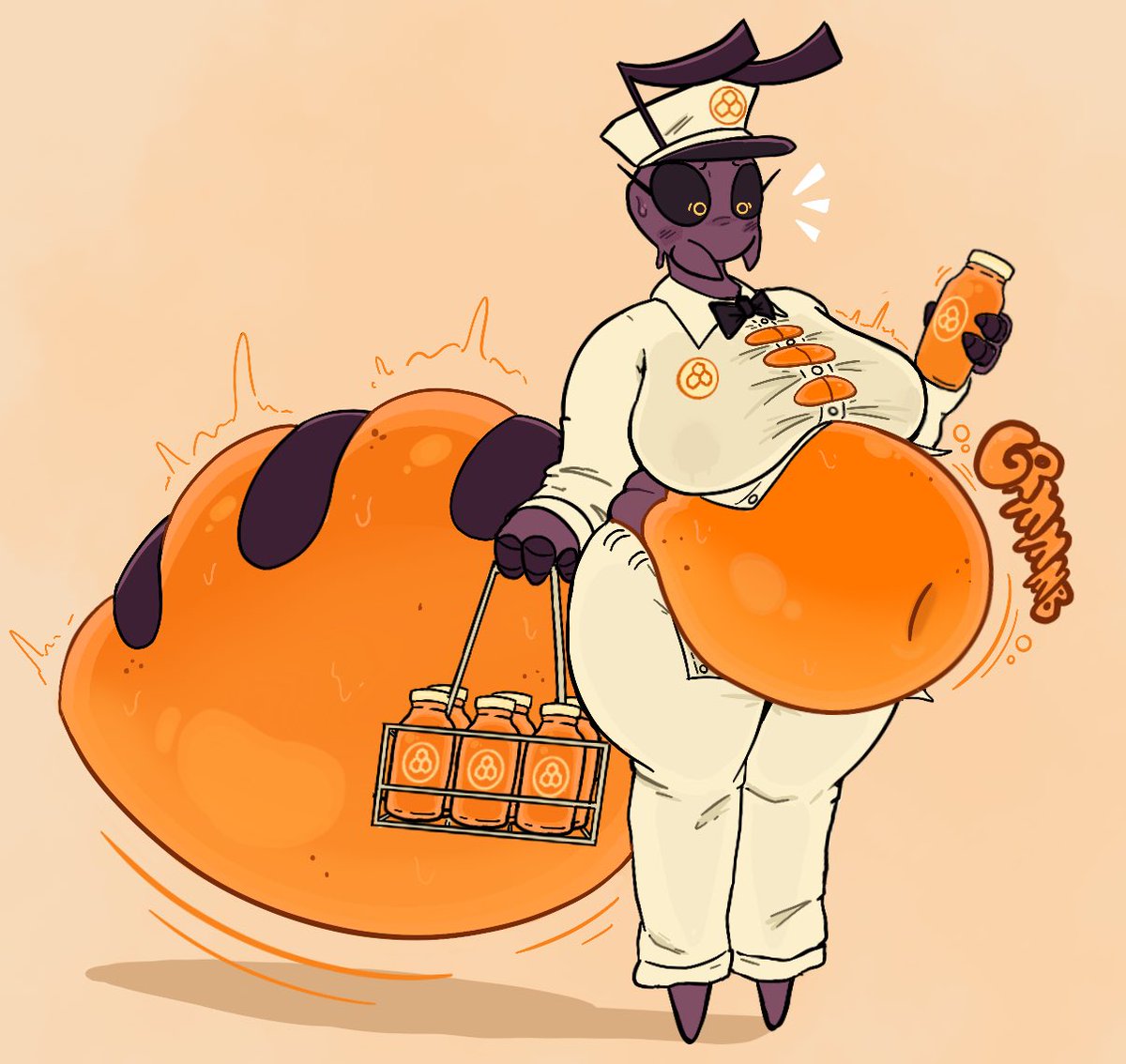 BellBites's tweet photo. Honeypot Delivery Ant! Her name is Annette and she sells her own supply of honey to her colony 🐜 🍯 https://t.co/JOkGHVhQFm