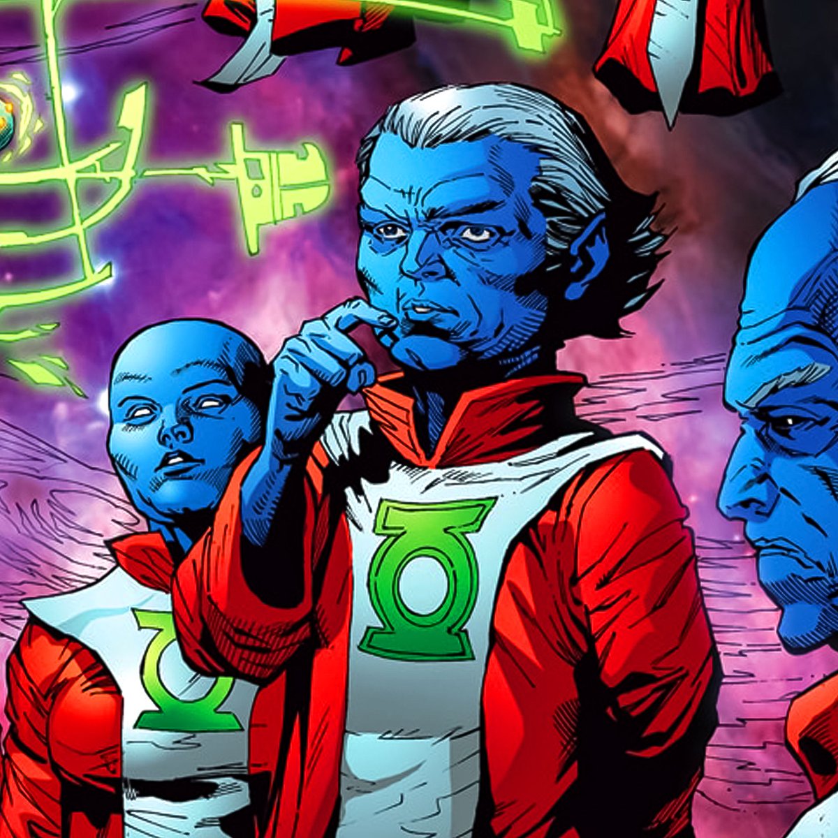 DCU_Direct's tweet photo. CONFIRMED: The Guardians of the Universe will appear in DC Studios' LANTERNS! https://t.co/WdbR80HCQq