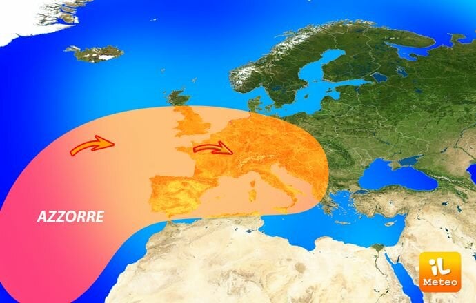 1o1001's tweet photo. @GeppoErfolle @battistabd Stanno impedendo l'entrata dell'anticlone delle azzorre che porta un caldo moderato e impedisce la risalita del caldo africano. https://t.co/2j3d3sMAU8