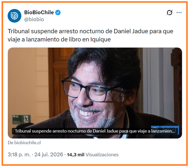 sergiou01329861's tweet photo. ¿Asistir al lanzamiento de su libro "Recoleta: un rojo(comunista) amanecer", financiado con dineros mal habidos por fraude al fisco, estafas y cohecho, penas por las cuales está siendo procesado y que suman más de 18 años de cárcel?
Justicia roja en Chile. https://t.co/swFaTpHPi6