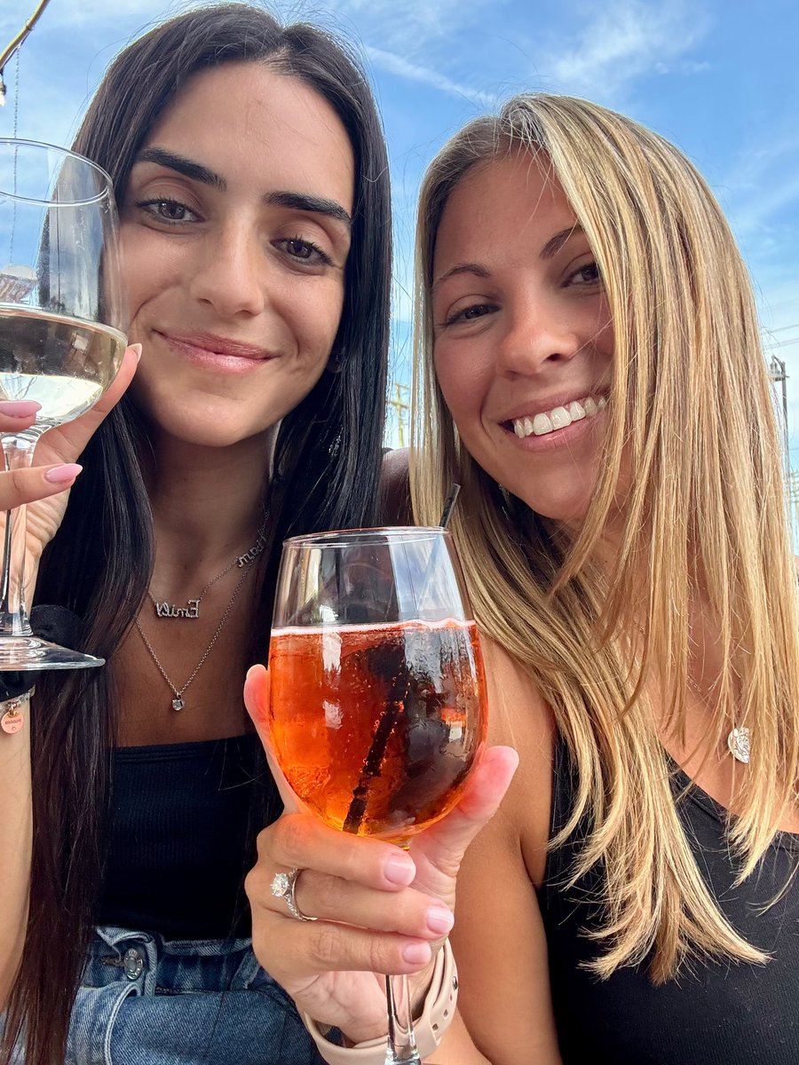 ambersarcone's tweet photo. My best friend THANK GOD is home safe &amp; sound from Israel for the next month (don’t make a negative comment or I’ll fight you) &amp; we are cheersing to @KingJames also thank you very much God! https://t.co/WyZbwepMV5