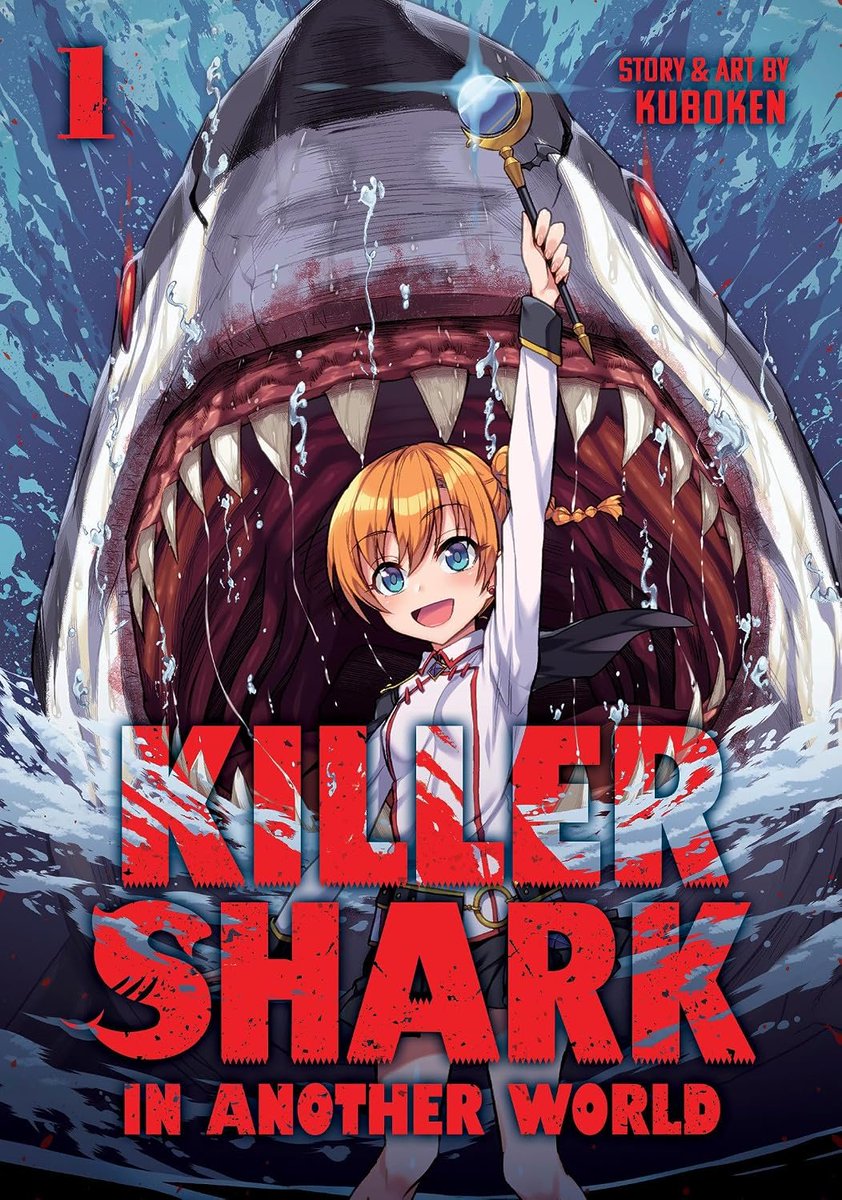 MangaAlerts's tweet photo. 🎉Follower Friday Giveaway🎉 

Hopefully this giveaway makes a splash into your timeline because this week im giving away Killer Shark in Another World Vols 1-4!

🦈To enter: Follow, Like, &amp; RT and comment anything shark related 
🦈 Open to Everyone🌎
🦈Ends July 31st, 2026📆 https://t.co/V9nAuUMLya