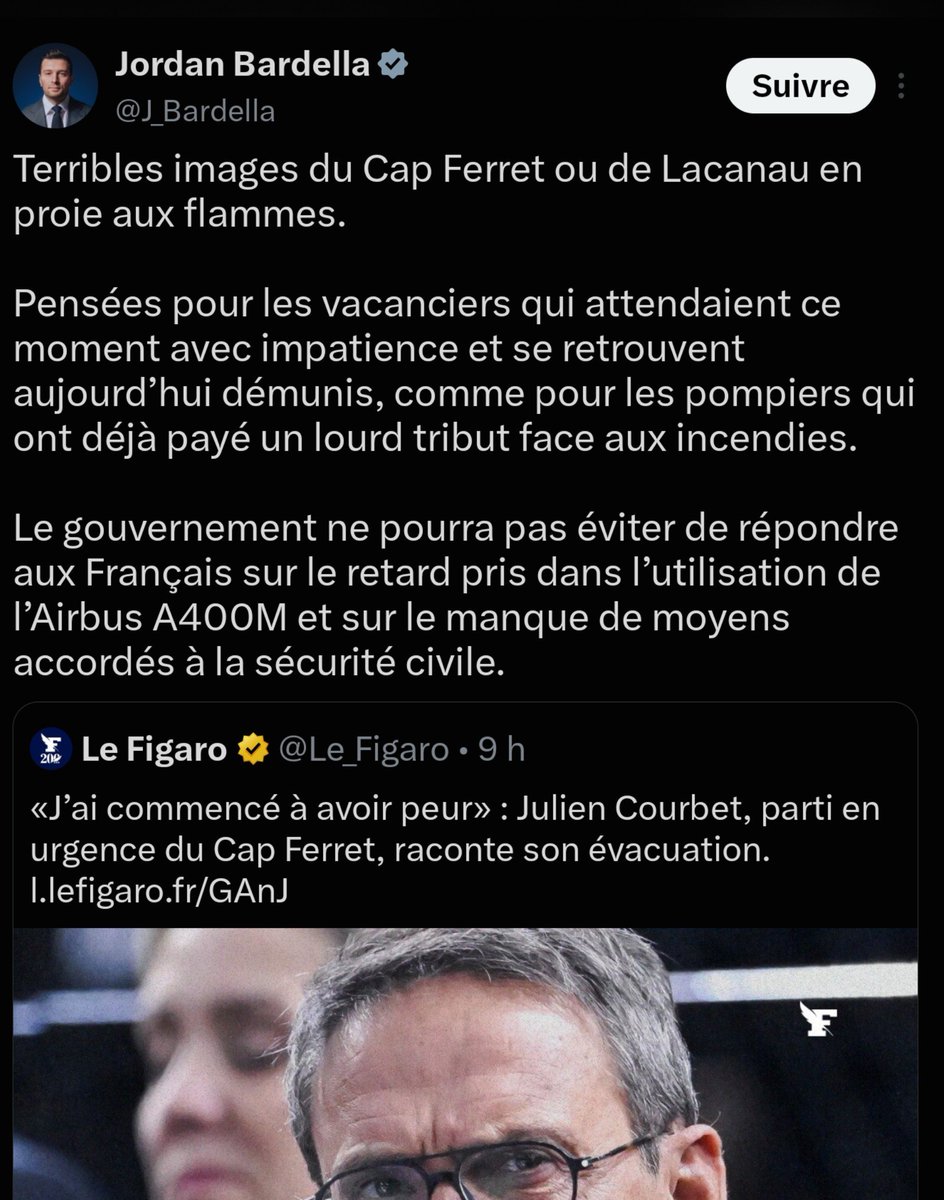 jon_delorraine's tweet photo. Quelqu'un peut lui expliquer qu'il y a des gens qui habitent là bas et qui ne sont pas des vacanciers ?

Soutien aux habitants, à nos pompiers , nos militaires, nos forces de l'ordre qui sont sur place. 
La récupération politique dans ces moments tragiques n'a pas lieu d'être. https://t.co/NWVzhOzvcv