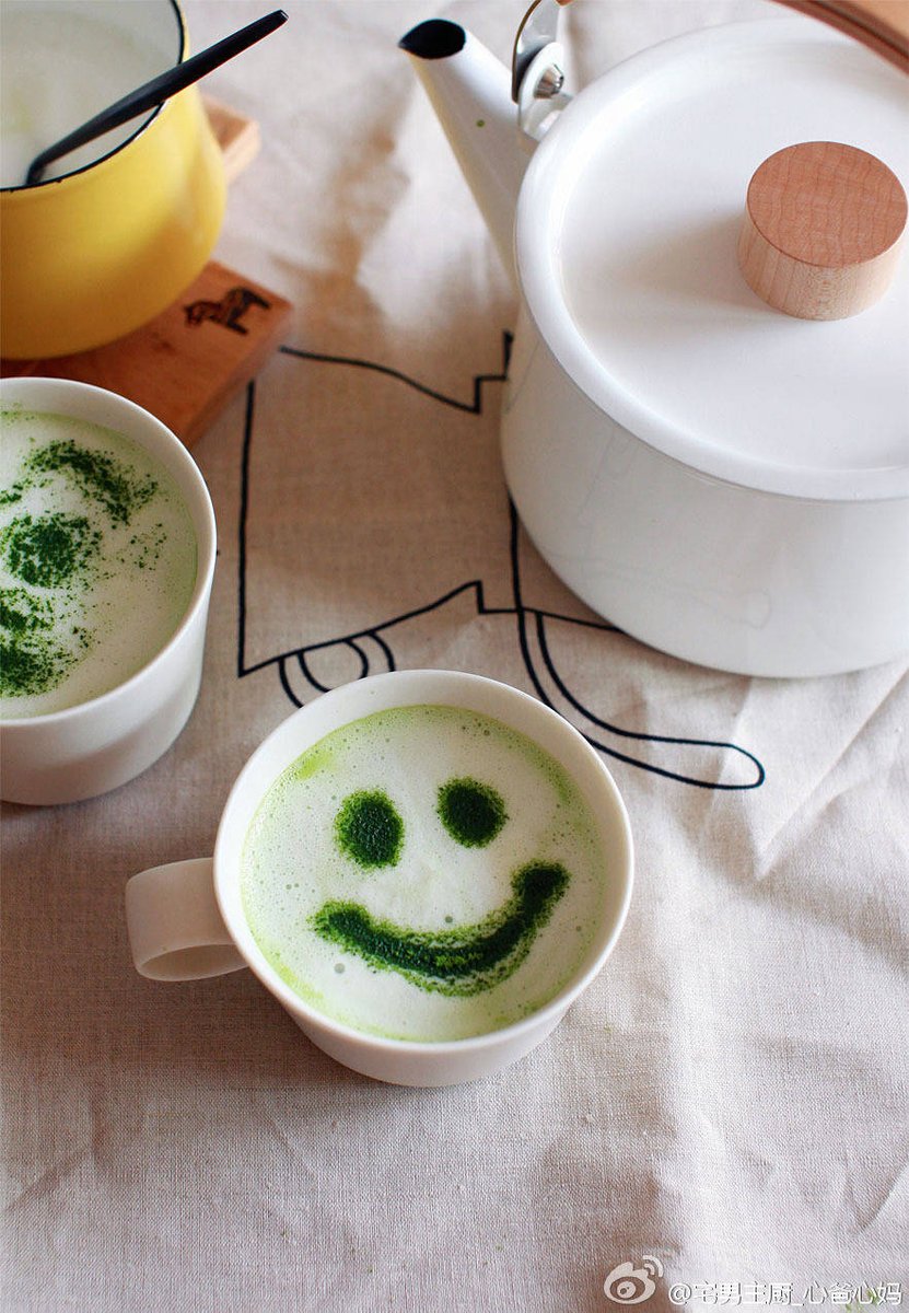 sun_kamila's tweet photo. Whip up a 5-minute iced matcha latte: Whisk 1 tsp matcha powder + 2oz hot water, top with 8oz cold oat milk u0026 ice. Smooth, creamy, caffeinated perfection! https://t.co/OVI5hOqk70