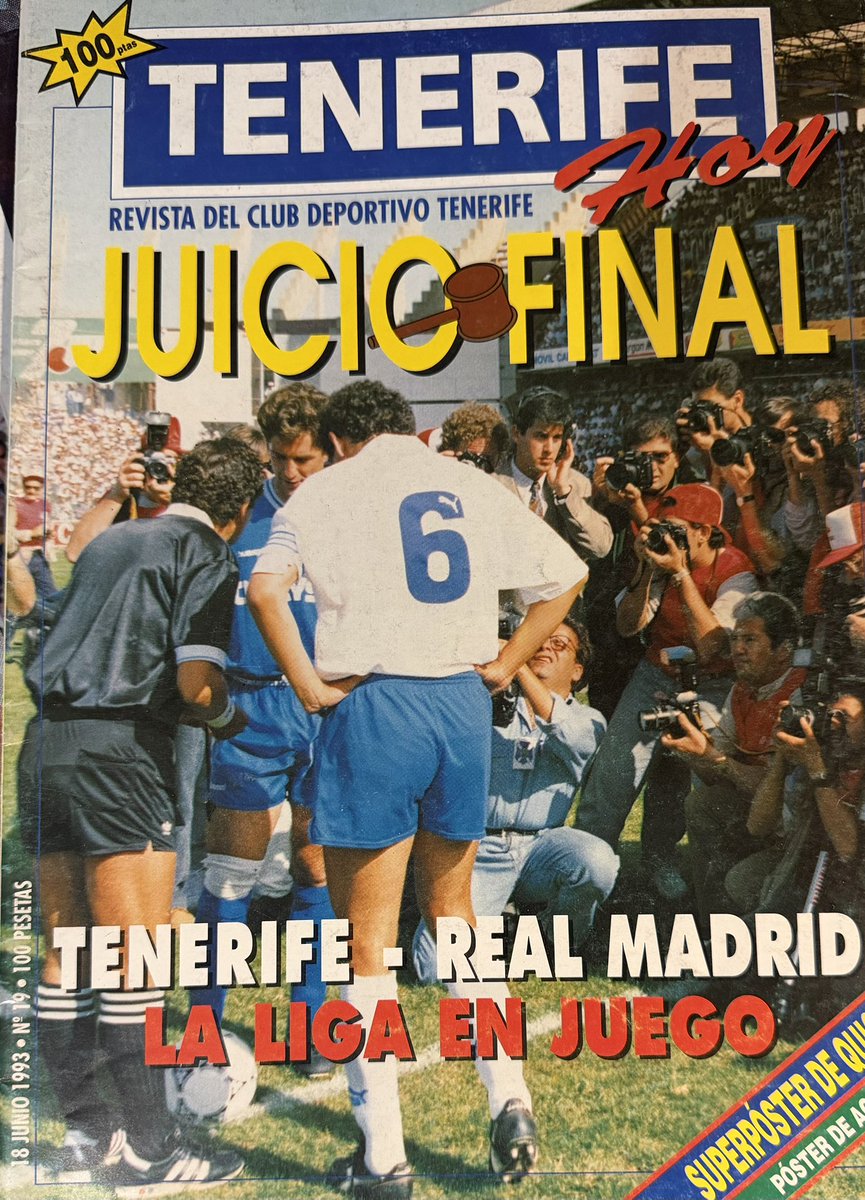 HoyTenerife's tweet photo. Así llegaban los equipos a la última jornada de la Liga 92/93 https://t.co/xHusfKpdgM