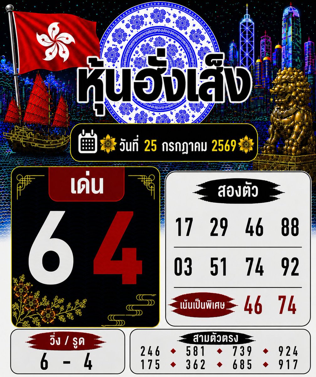 jiocular's tweet photo. 🇭🇰ฮั่งเส็ง เช้า - บ่าย 
ประจําวันที่  25 กรกฎาคม 2569 
#ฮั่งเส็ง #ฮั่งเส็งเช้าบ่าย #หุ้นวันนี้ https://t.co/MzWqX1obNT