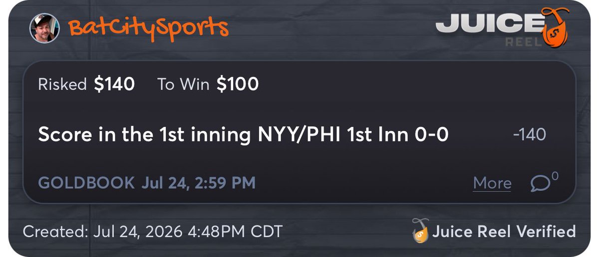 BatCity_Sports's tweet photo. 🥶The Philly Freeze-Out Best Bet NRFIi (No Run First Inning) Two arms that Dominate the 1st inning: Schlittler Elite 1st inning numbers. Luzardo 11-game NRFI steak 🔥 https://t.co/XJV4pAYkoz https://t.co/maOgVNhKMU