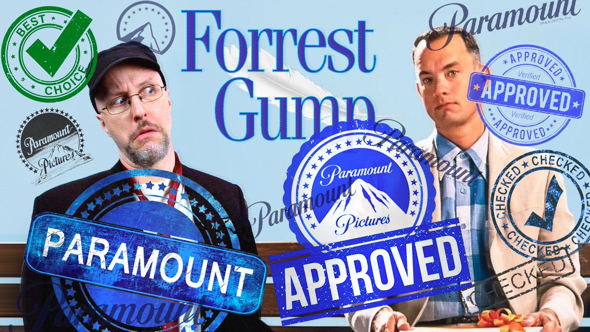 ChannelAwesome's tweet photo. With Paramount claiming two attempts at reviewing Forrest Gump and even putting a strike on one, we decided to show what their version of a review of their movie would look like. https://t.co/i3RYYNR5WZ
