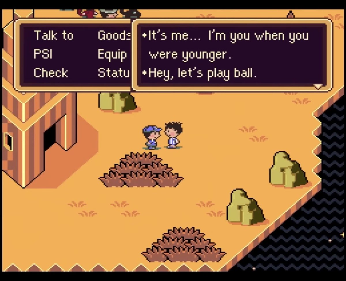 gabrieldeimos's tweet photo. Intento jugar Earthbound al menos una vez al año para refrescar mi humanidad. https://t.co/XPwlZ5hd7p