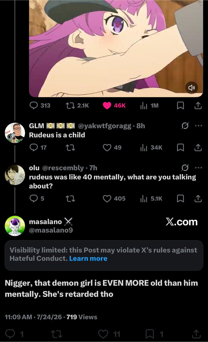 rescembly's tweet photo. why do i even bother trying to get through to diddy tensei fans 😭 like they would literally rather go to hell before admitting that their fav mc is a pdf https://t.co/3gWvBH9UeI