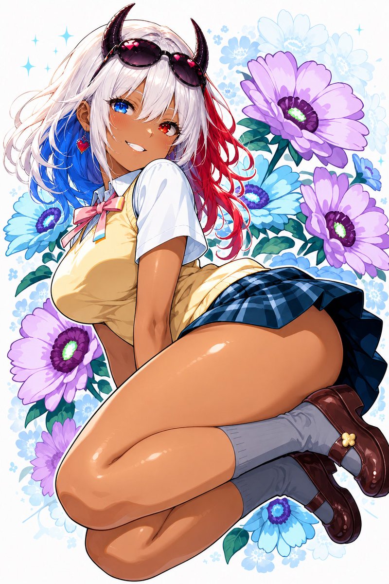 Purrdessa's tweet photo. Pretty flowers, prettier demon, and you still thought staring was free? 💋 Bloom for Pixel the proper way: open that wallet, send tribute, and make my smile your most expensive little obsession. ❤️💙

#Findom #PixelTemptress #Tribute #SpoilMe #Goddess #2DFD #Finsub https://t.co/c5xiDgrzBq