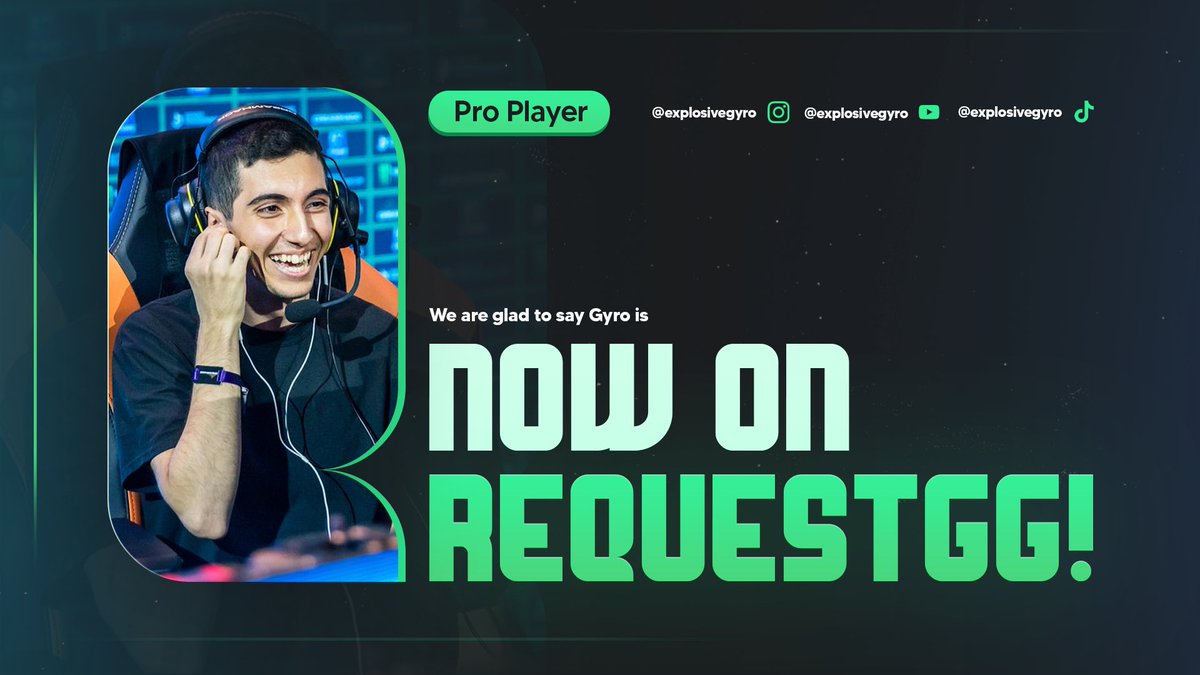 playrequestgg's tweet photo. You can now play with RLCS veteran @ExplosiveGyro on RequestGG!

Book gaming sessions with your favorite pros, streamers, and creators today - Link in bio 💻 https://t.co/tVQtIXQ73j