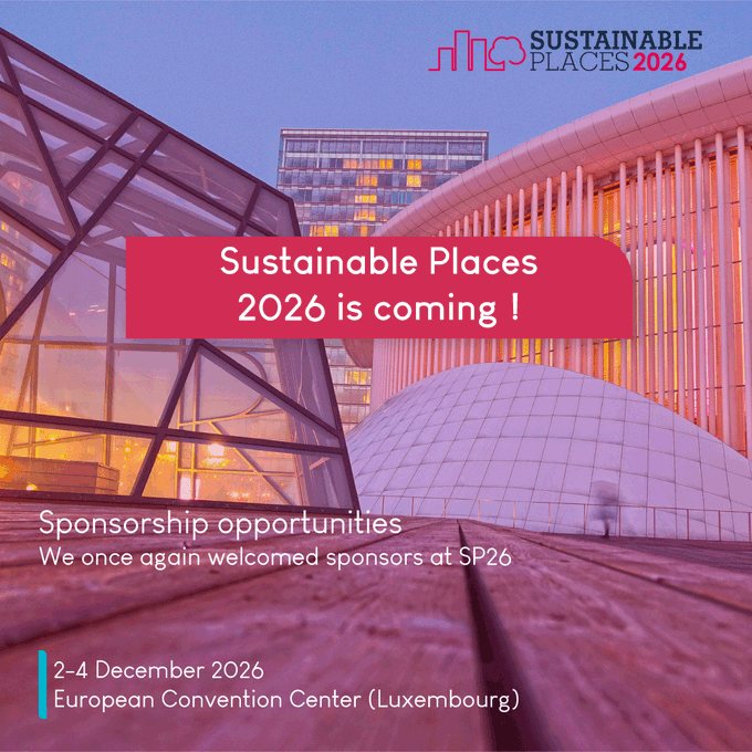 magazinesglobal's tweet photo. event december 2026 -
Sustainable Places Conference
@sustainplaces
Sustainable Places 2026 is coming ! ๐
2-4 December ๐ท European Convention Center (Luxembourg). Organised by
@R2MSolution
& LIST, #SP26 opens its sponsorship opportunities ๐ทhttps://t.co/uLt0oyTzGY https://t.co/G2XGUX3372