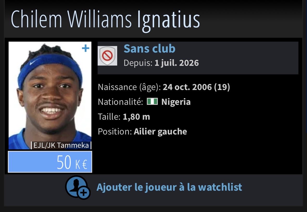 Antoine11446540's tweet photo. Voici le joueur que je veux que le #Standard teste pour le #SL16 ! 
#Ignatius est un ailler polyvalent capable de jouer partout en attaque , rapide et dribbles , il manque encore de stats et de régularité mais il a un vrai talent ! 
Libre ! C’est une opportunité ! #foot #RSCL https://t.co/cnybLszuBt