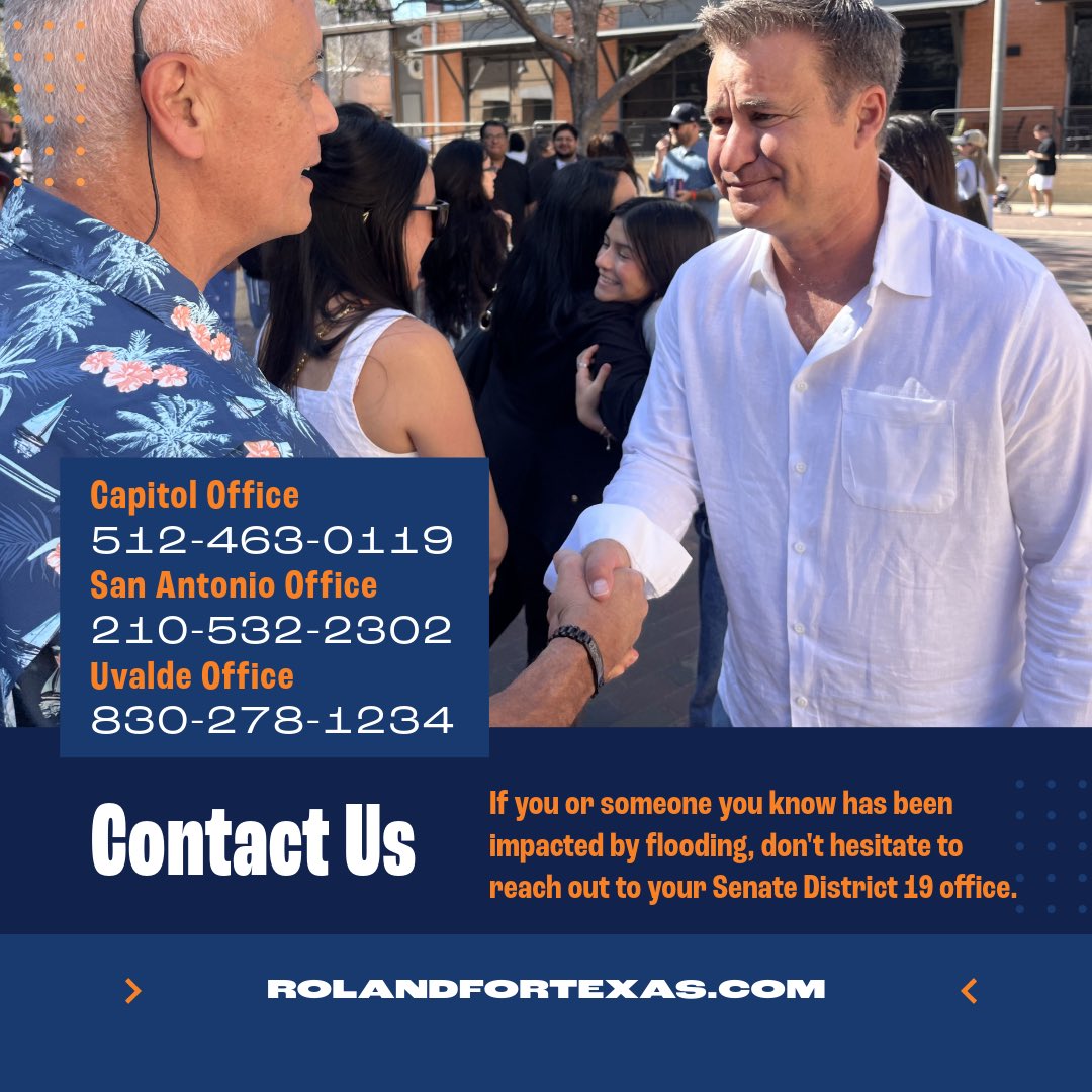 RolandForTexas's tweet photo. If you or someone you know has been affected by this month’s floods, help is available now. #texas #texasflood https://t.co/XHfehDrWGF