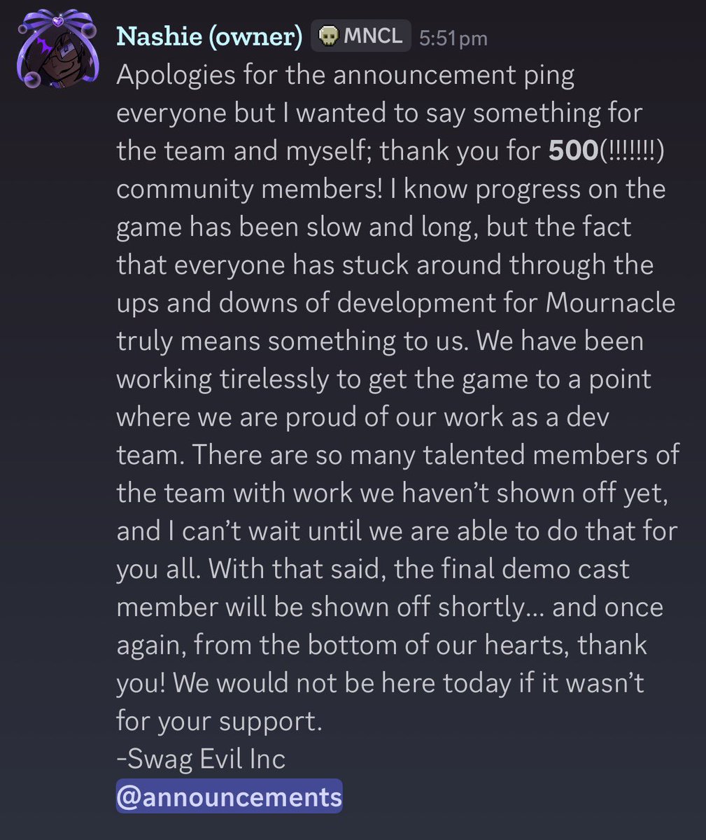 mournacle tweet picture