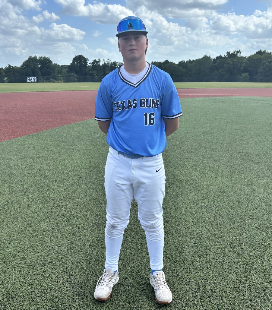 FiveToolTexas's tweet photo. #FiveToolWS F: @TXGunsBaseball 3, Marucci Elite Egil 2
PoG: @HudsonReeder29 5 IP, 3H, ER, 2K https://t.co/UoICcxaRza