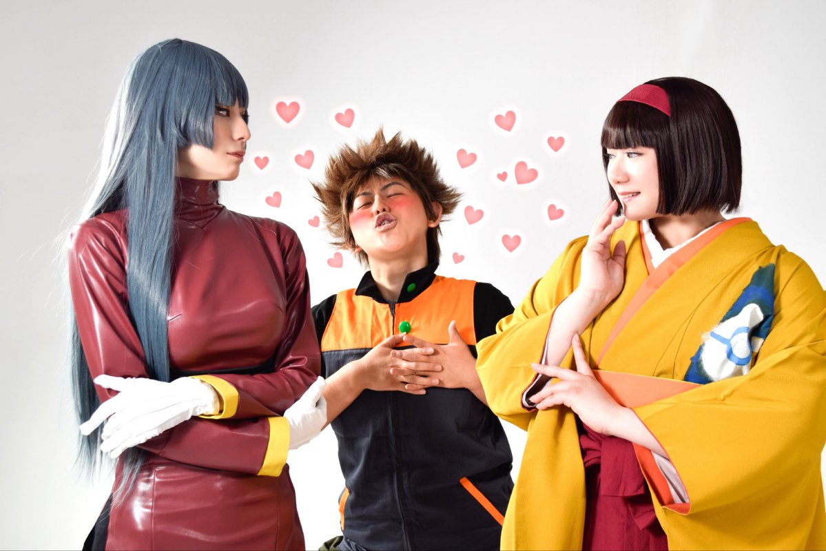 LikeitLikeit_'s tweet photo. ⚠️Cosplay（コスプレ）
⚠️アニメノリ捏造

－なんて綺麗な人だ…
　良ければこの後お茶でもしながら－
 
📸: わたあめさん（@rokotsu_pkg ）

エリカ: みらいさん
ナツメ: 蔓状オリーブさん
タケシ: ちぃすけ🥒

#pkmn30thカントー併せ_260718 https://t.co/c5HoUeOkLu