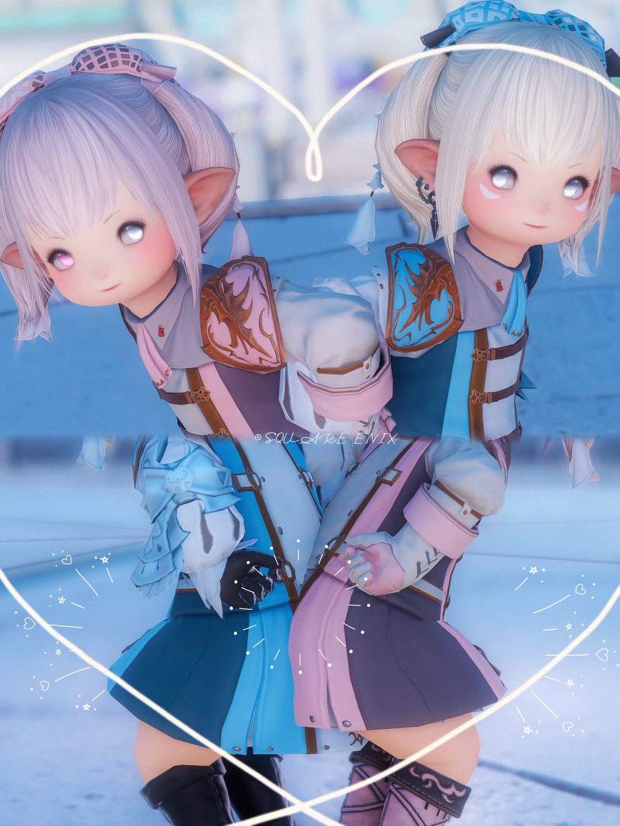 L_07ff's tweet photo. おしくらまんじゅう⸝꙳.˖⠔

#おはララ #ララフェル https://t.co/0VZKKQiAQU