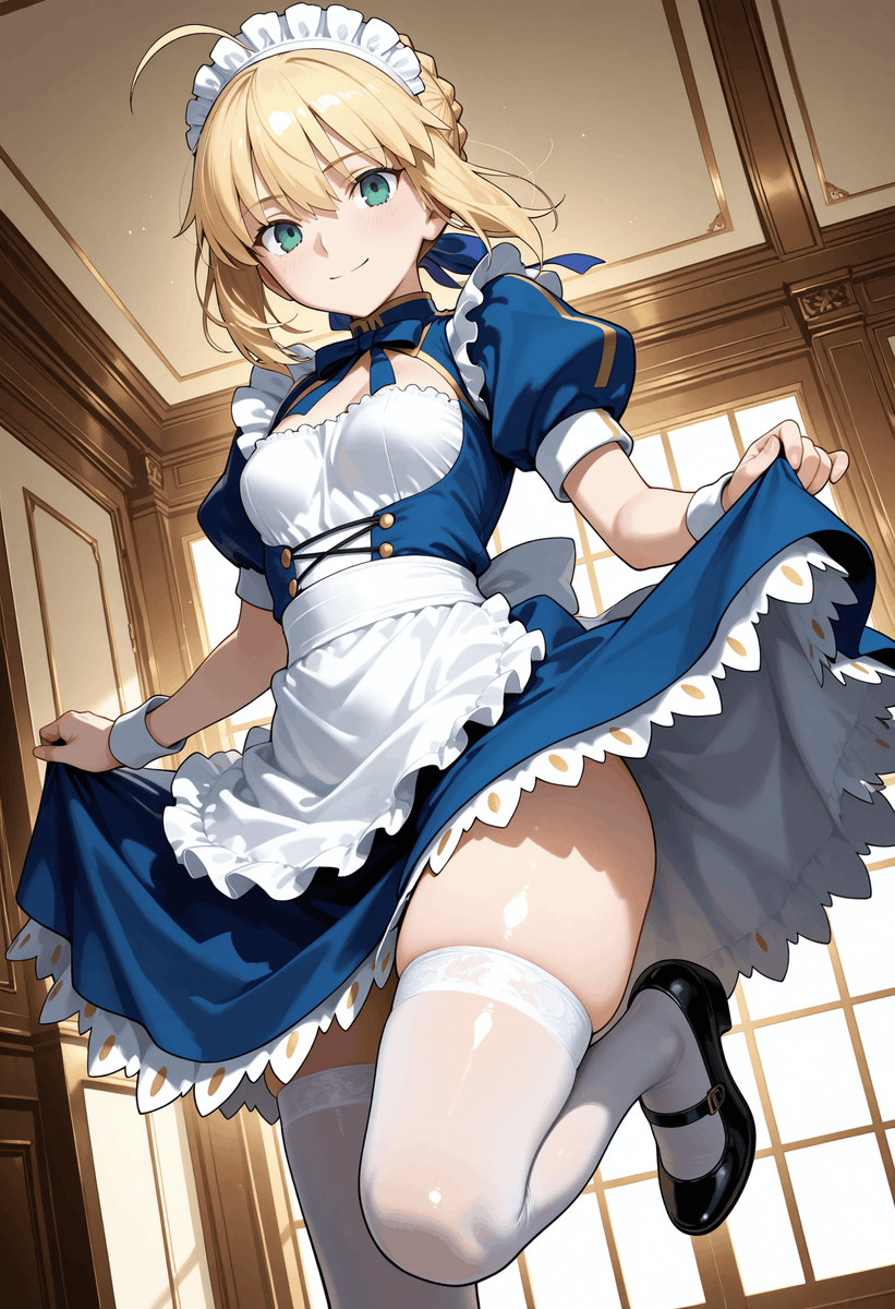 kWejmJBpyT15599's tweet photo. ＃FGO　＃AIイラスト　＃セイバー
セイバーメイドさん
saber, artoria pendragon https://t.co/ApGeeCgqx7