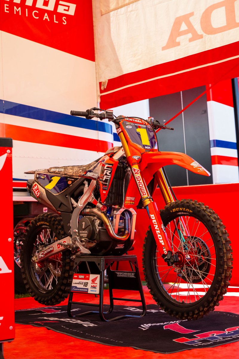 ProMotocross's tweet photo. Welcome to Washougal 🌲🫡 

Kits are looking 👌 for Military Appreciation weekend! 

#ProMotocross #SMX https://t.co/ADSRJkg1QA