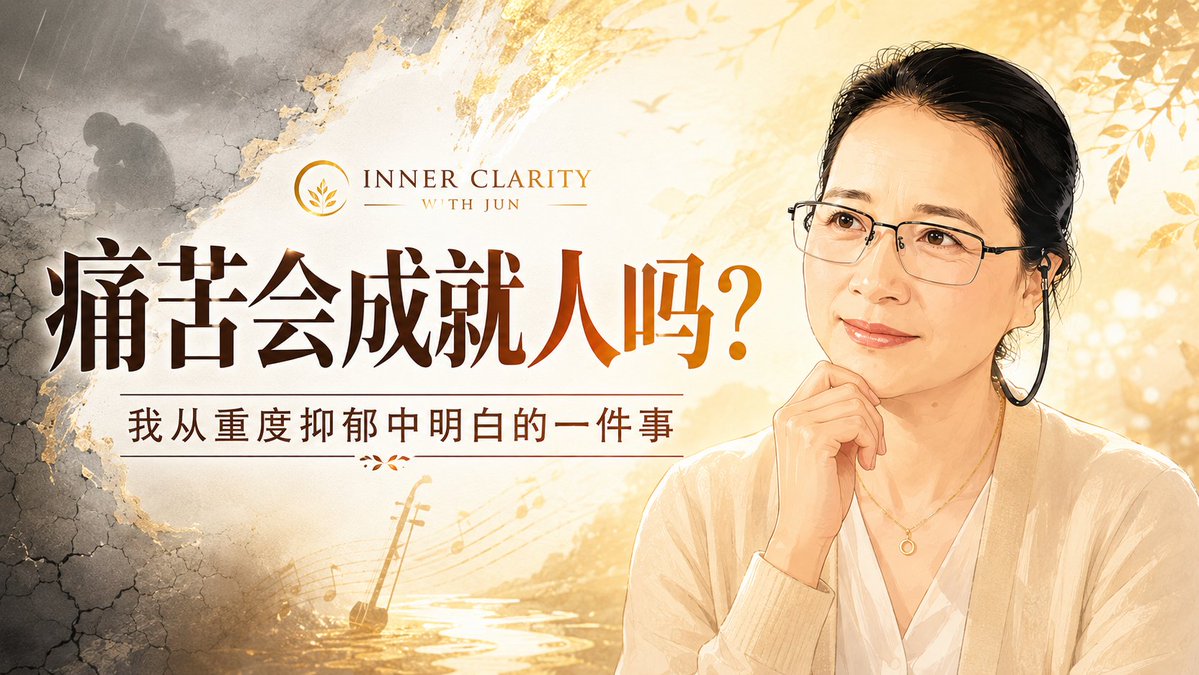 innerclarityjun's tweet photo. 抑郁没有成就我。真正值得珍惜的，是它最终没有摧毁我。

新视频见跟帖 https://t.co/86xOqntIAo