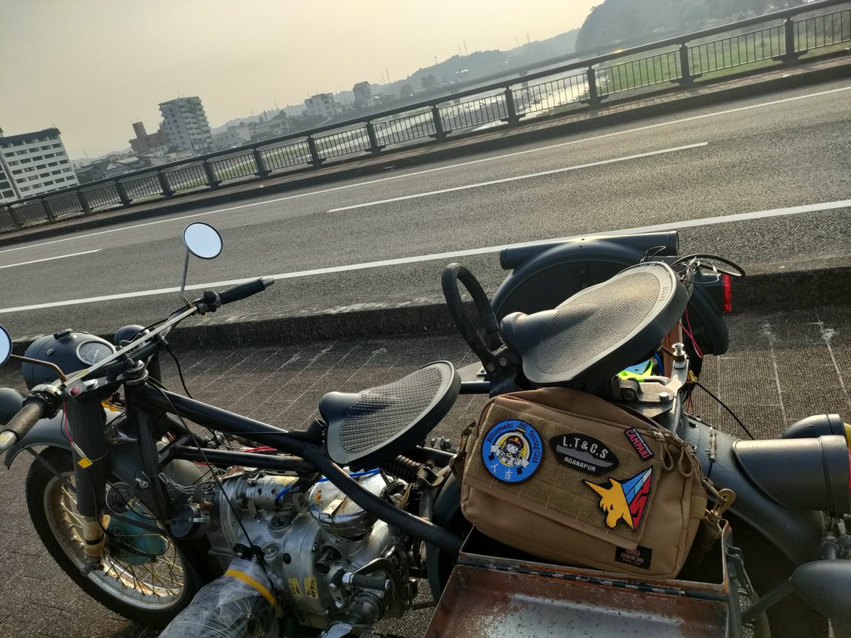 Tsunocch's tweet photo. 早朝人力ツーリング！ https://t.co/8eT4sSc6Cm