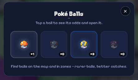 PokeQuestRH's tweet photo. We've just ADDED Pokéballs! 🌟

Walk, collect, and open them for a surprise 👀 https://t.co/vWCK07CGKL